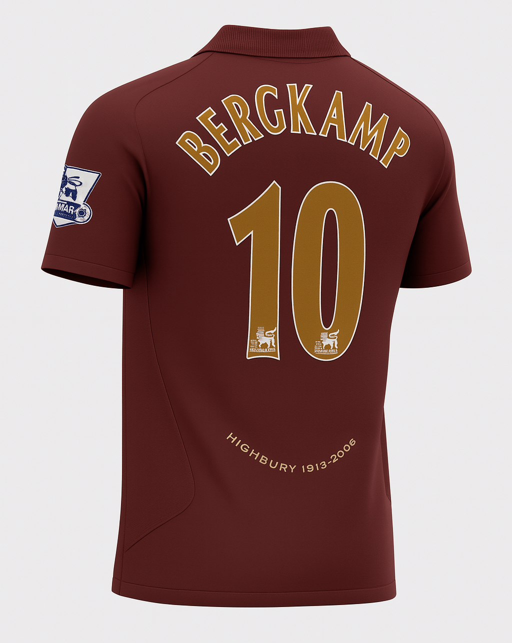 2005–06 Arsenal Home Bergkamp #10 (Feels Like New) - Size XL