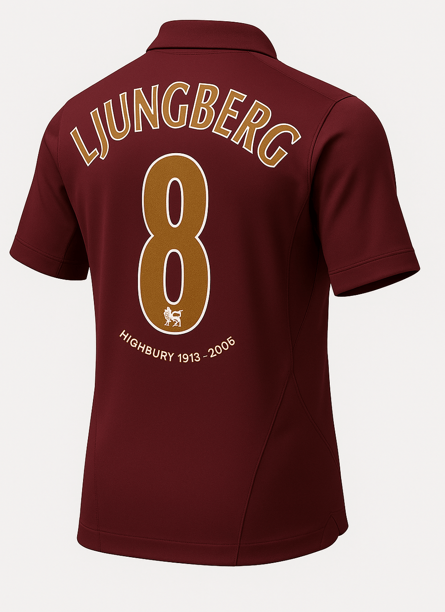 2005–06 Arsenal Home Ljungberg #8 (Feels Like New) - Size XS