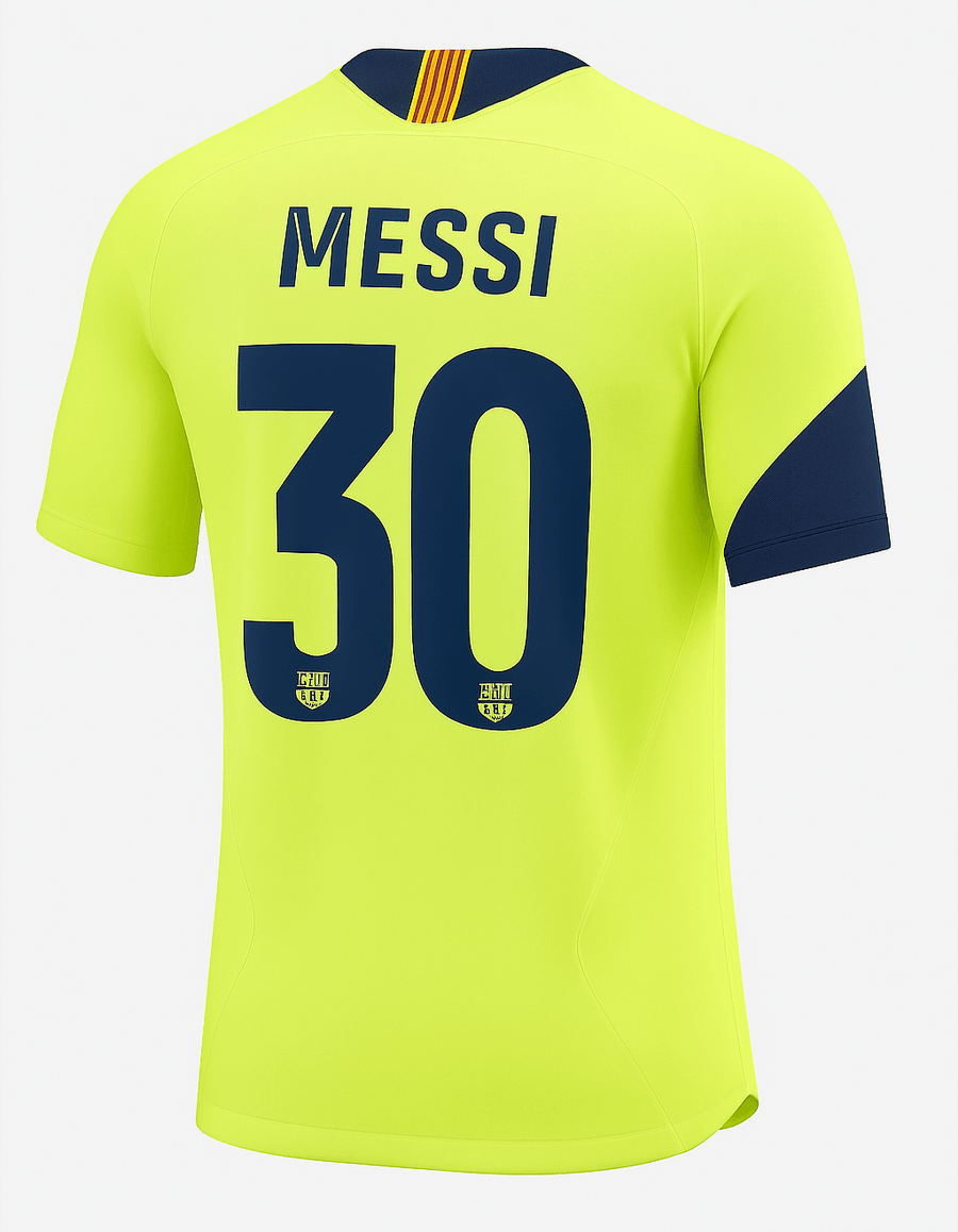 2005–06 Barcelona Away Messi #30 (Feels Like New) - Size XXL