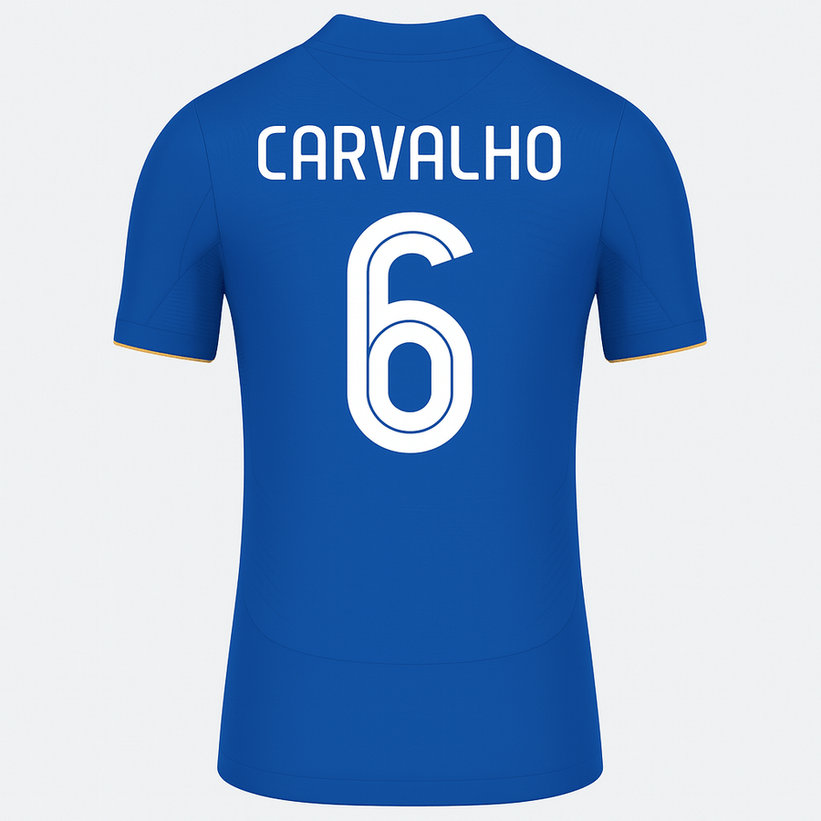 2005–06 Chelsea Home Carvalho #6 (Feels Like New) - Size L
