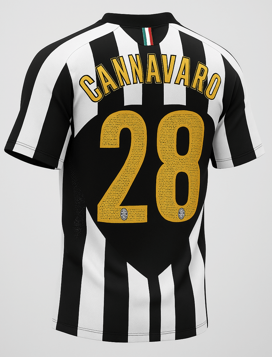 2005–06 Juventus Home Cannavaro #28 (Feels Like New) - Size XXL