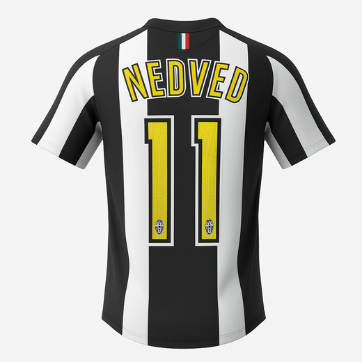 2005–06 Juventus Home Nedved #11 (Feels Like New) - Size M