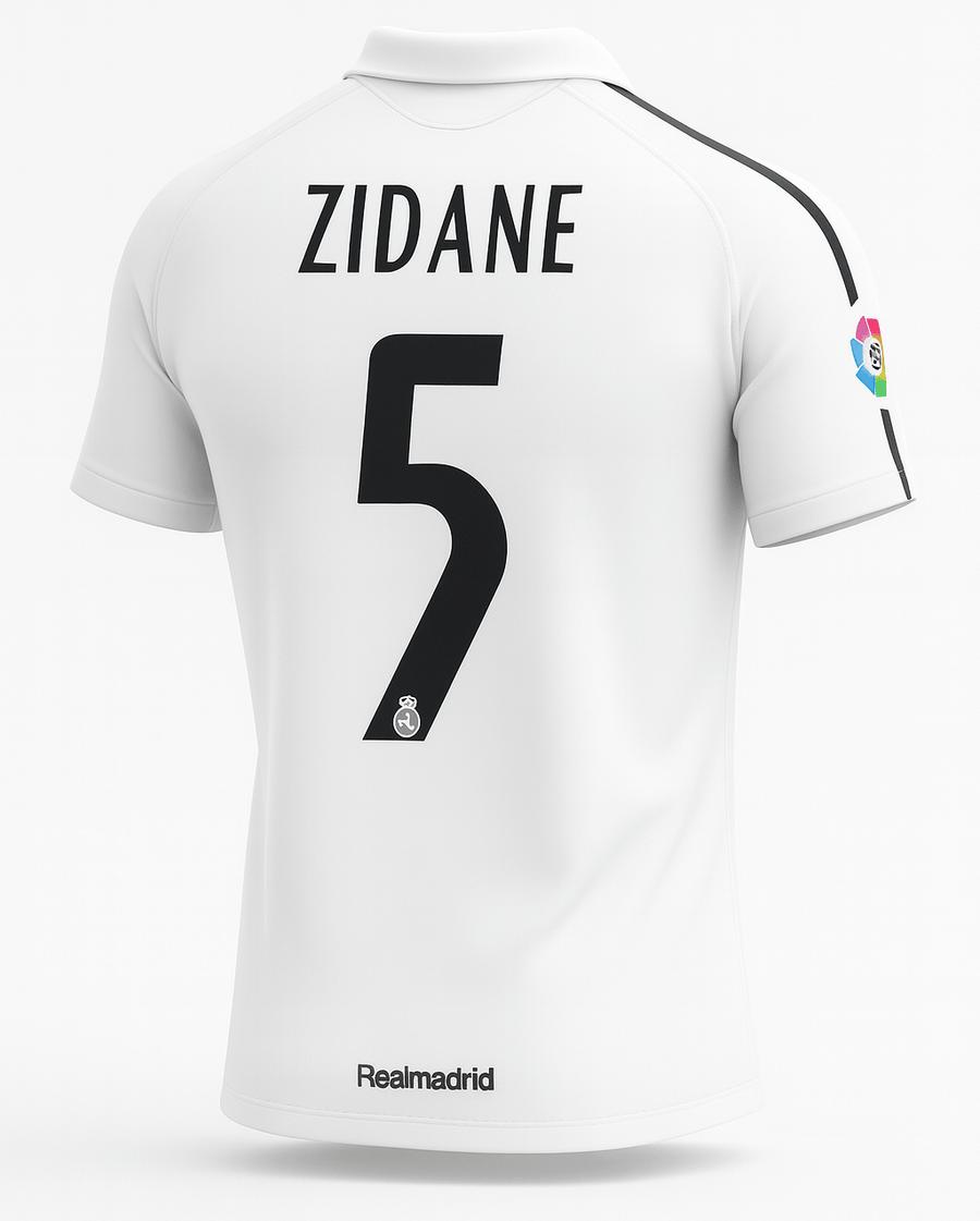 2005–06 Real Madrid Home Zidane #5 (Feels Like New) - Size M