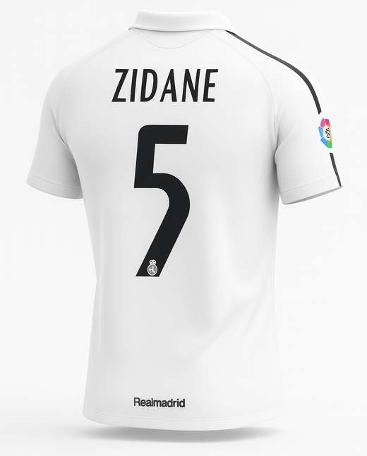 2005–06 Real Madrid Home Zidane #5 (Feels Like New) - Size S