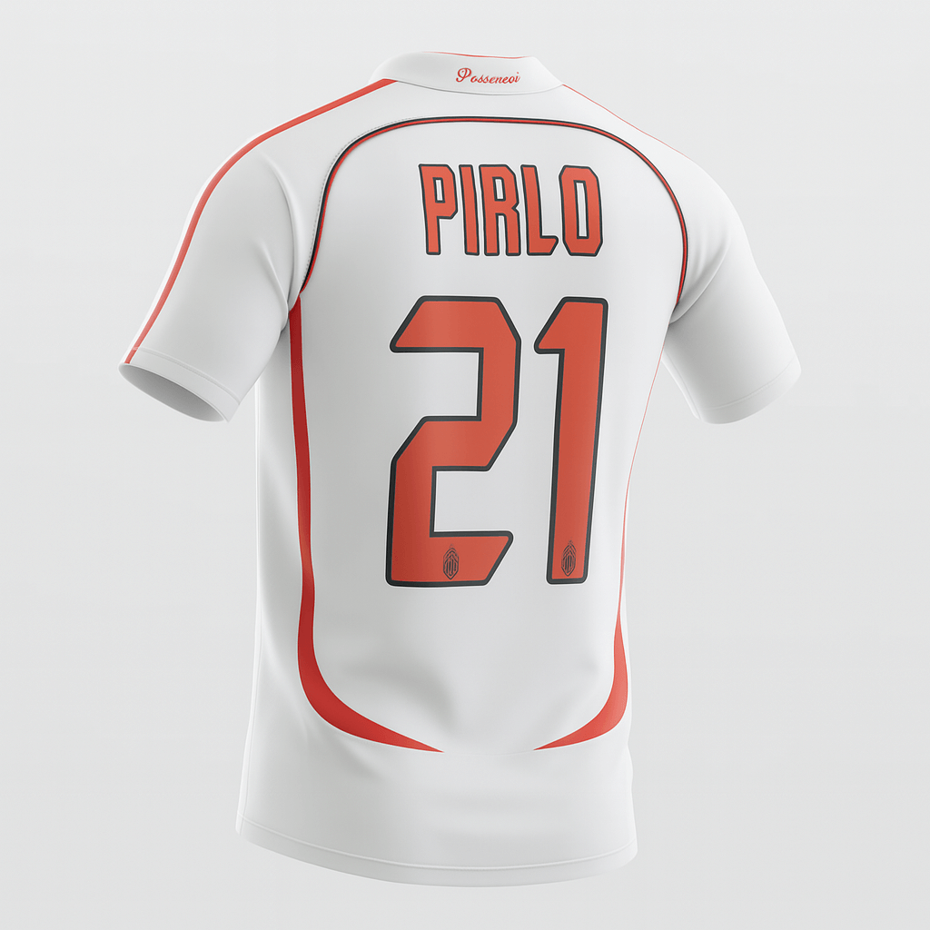 2006–07 AC Milan Away Pirlo #21 (New) - Size XS