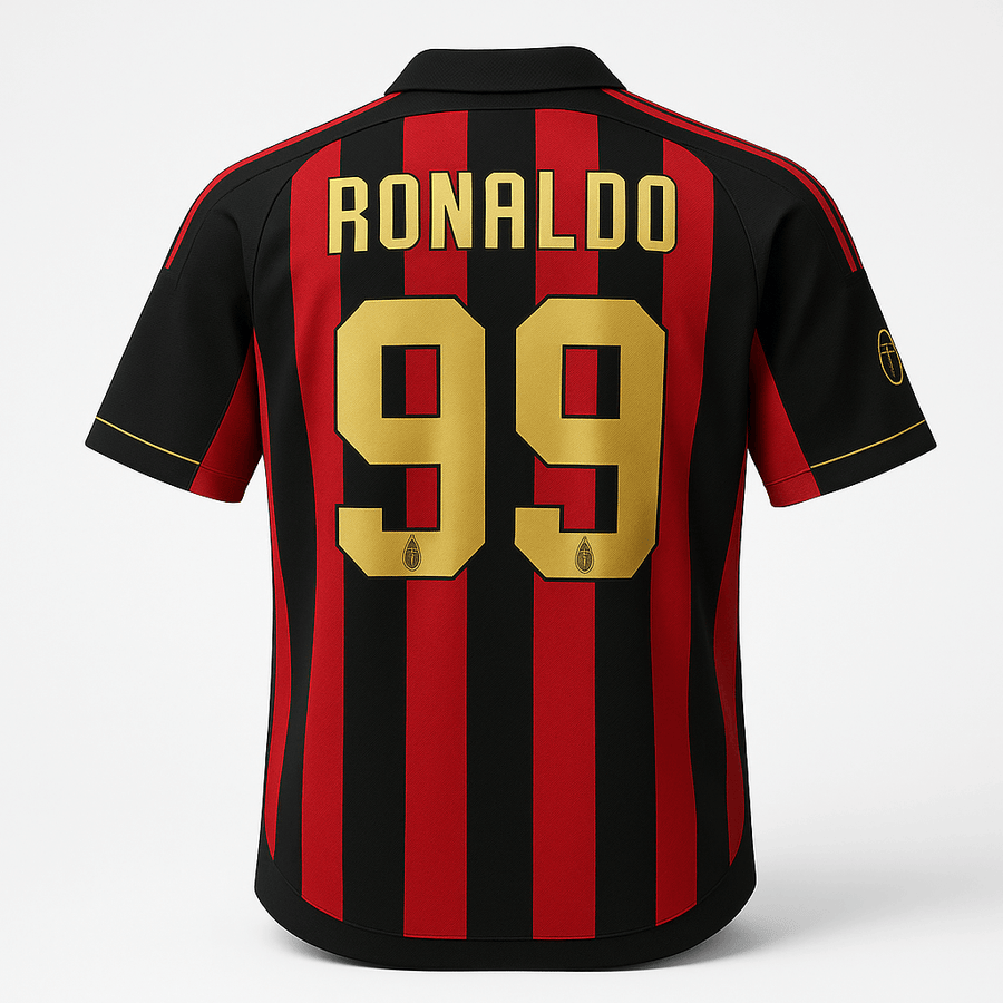 2006–07 AC Milan Home Ronaldo #99 (New) - Size XS