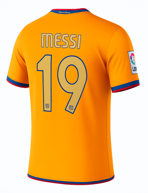 2006–07 Barcelona Away Messi #19 (New) - Size L