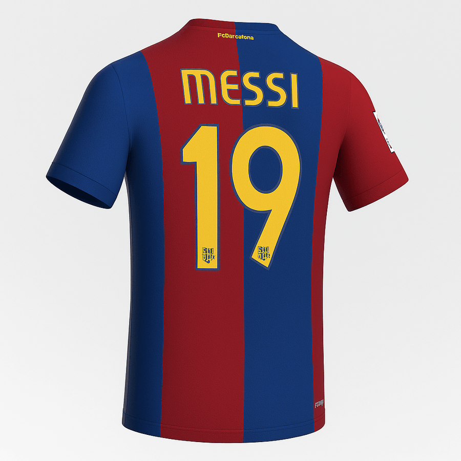 2006–07 Barcelona Home Messi #19 (New) - Size S