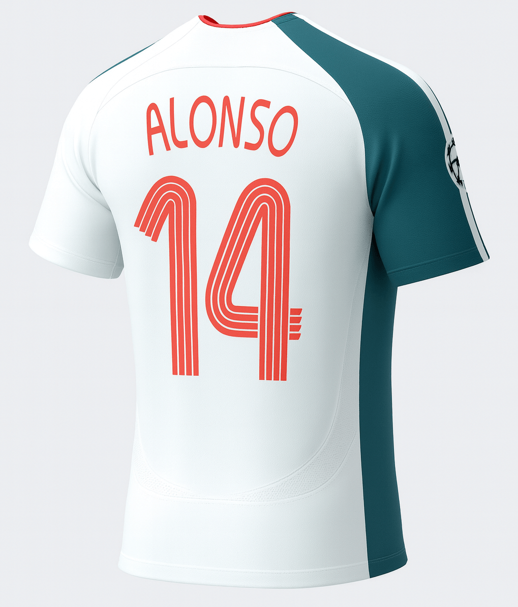 2006–07 Liverpool Third Alonso #14 (New) - Size XXL