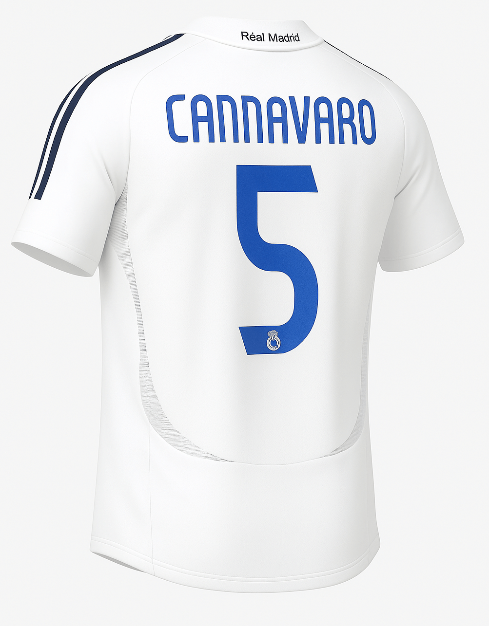 2006–07 Real Madrid Home Cannavaro #5 (New) - Size XXL
