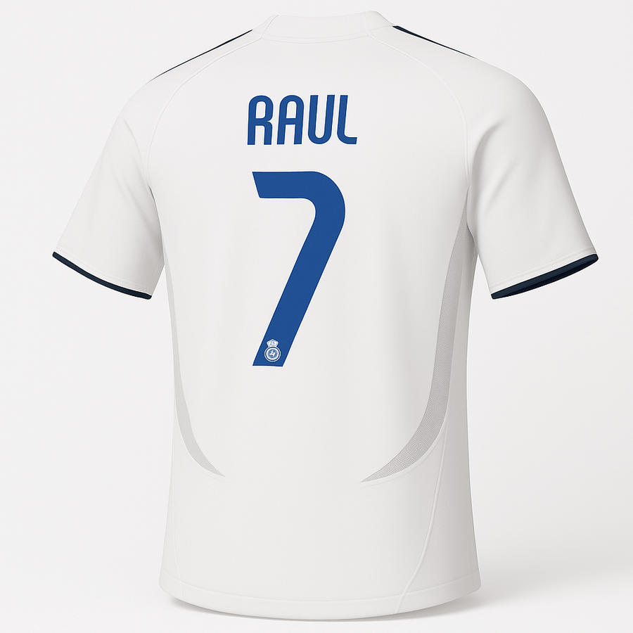 2006–07 Real Madrid Home Raul #7 (New) - Size XS