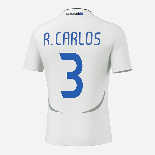2006–07 Real Madrid Home Roberto Carlos #3 (New) - Size L
