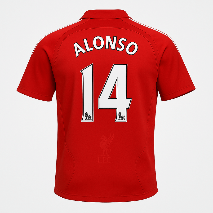 2006–08 Liverpool Home Alonso #14 (New) - Size XXL
