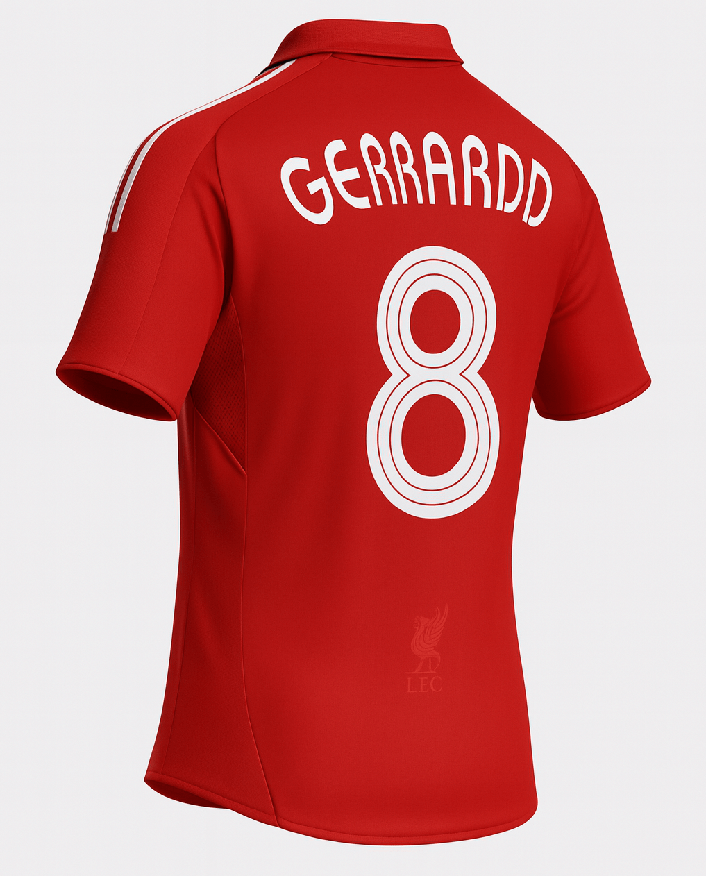 2006–08 Liverpool Home Gerrard #8 (New) - Size L