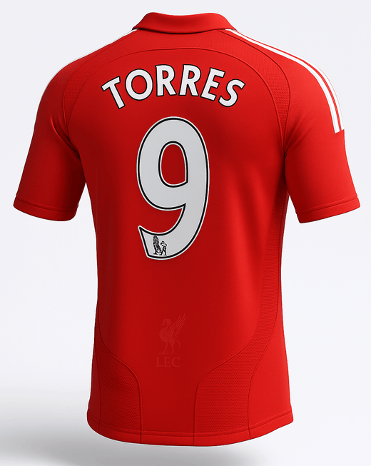 2006–08 Liverpool Home Torres #9 (New) - Size S