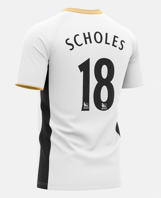 2006–08 Manchester United Away Scholes #18 (New) - Size S