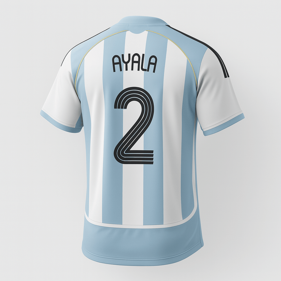 2006 Argentina Home Ayala #2 (New) - Size S