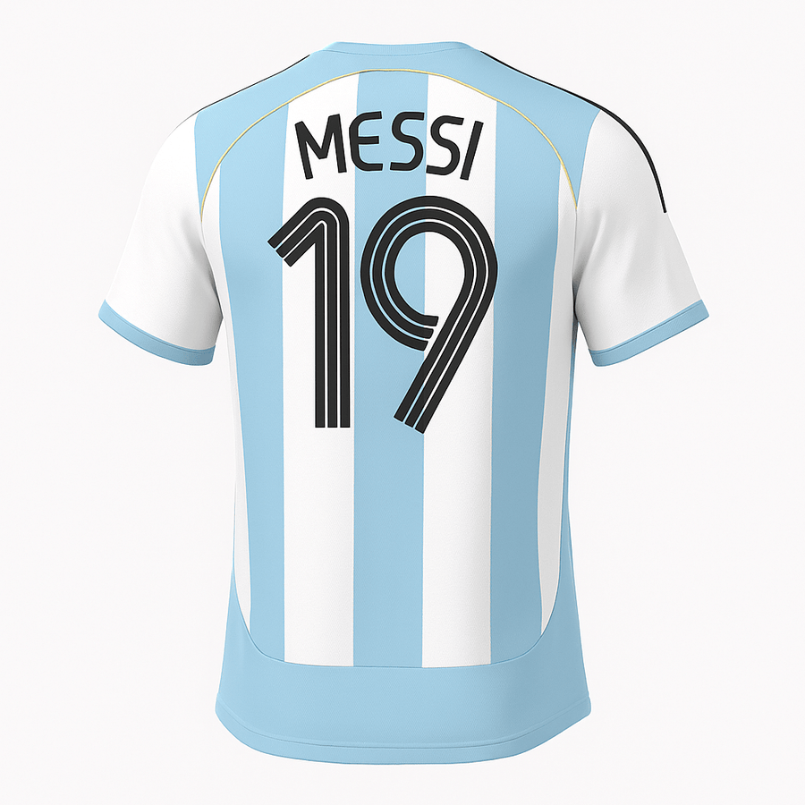 2006 Argentina Home Messi #19 (New) - Size XS