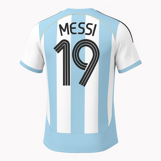 2006 Argentina Home Messi #19 (New) - Size L
