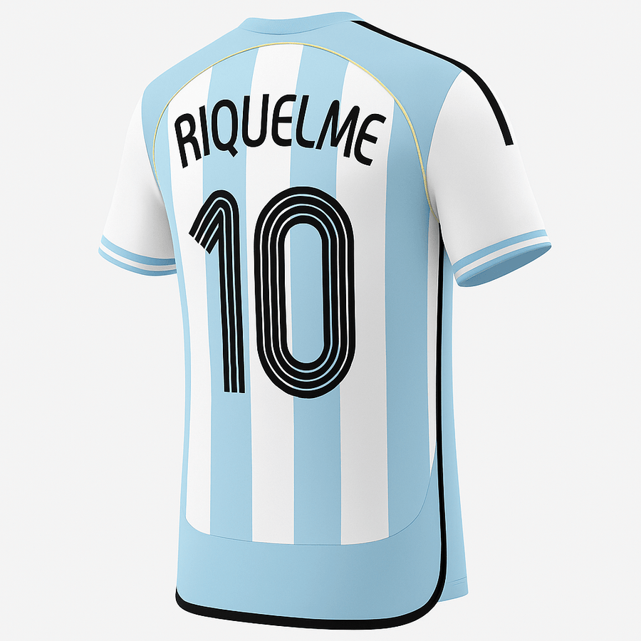 2006 Argentina Home Riquelme #10 (New) - Size XL