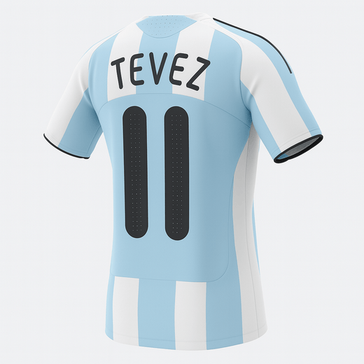 2006 Argentina Home Tevez #11 (New) - Size M
