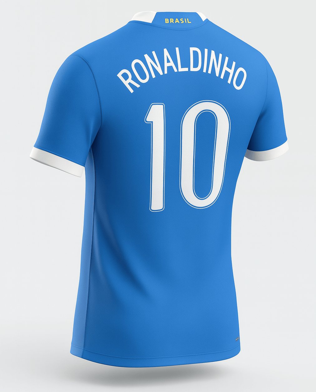 2006 Brazil Away Ronaldinho #10 (New) - Size S