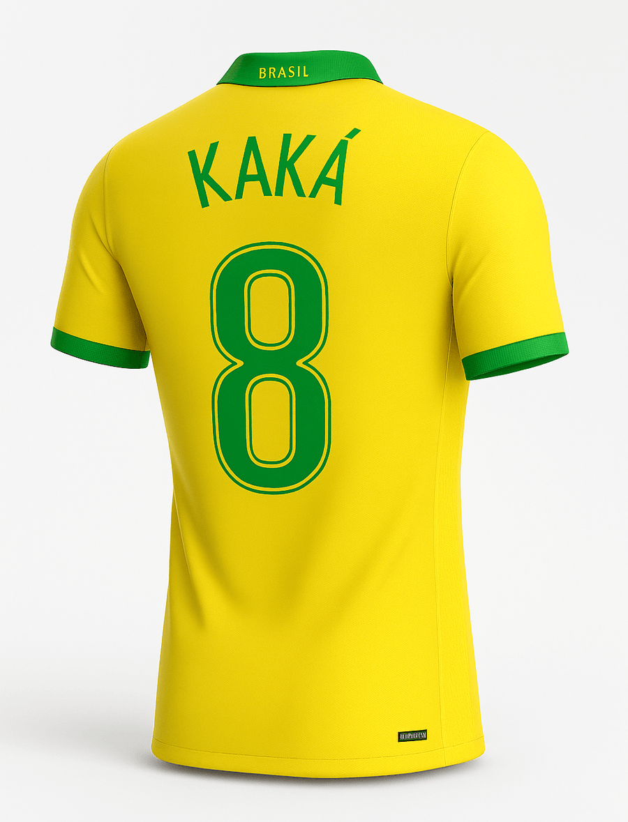2006 Brazil Home Kaka #8 (New) - Size L