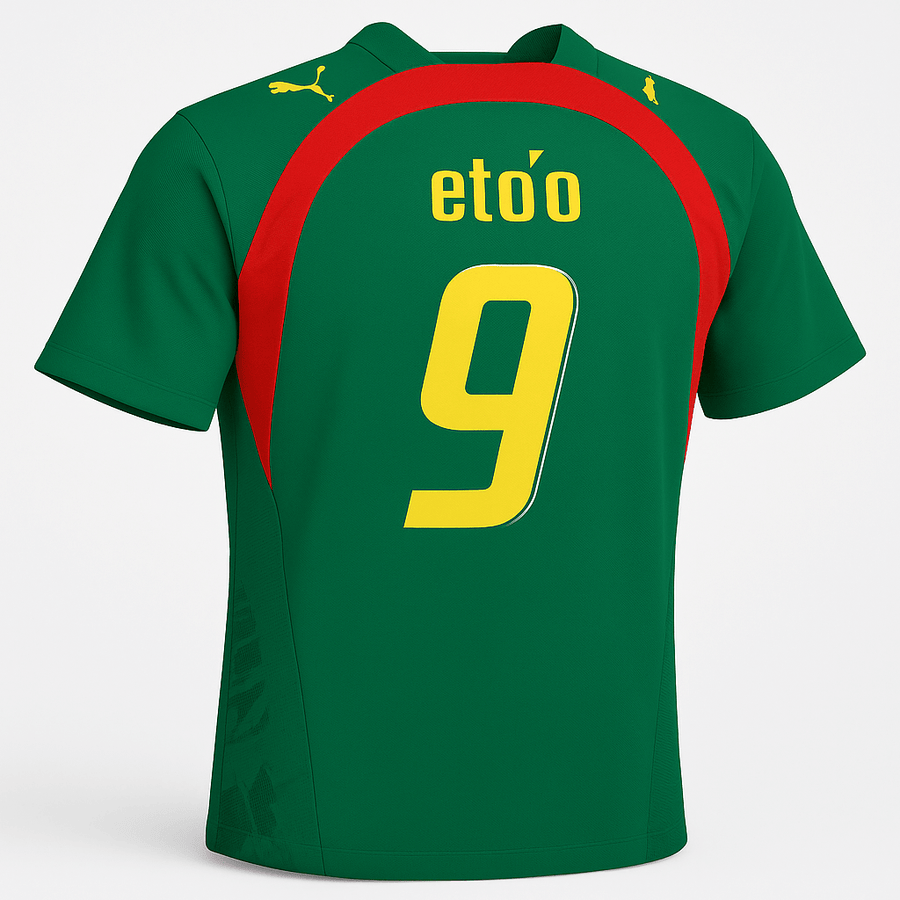 2006 Cameroon Home Eto'o #9 (New) - Size M