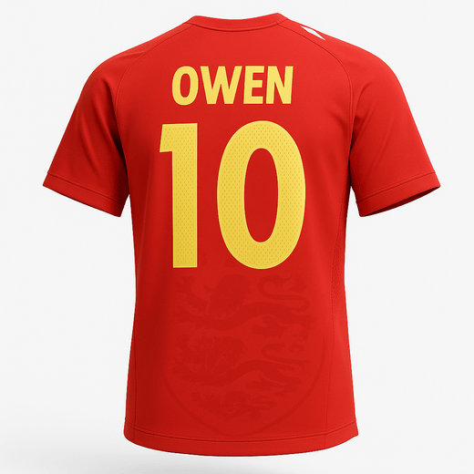 2006 England Away Owen #10 (New) - Size XL