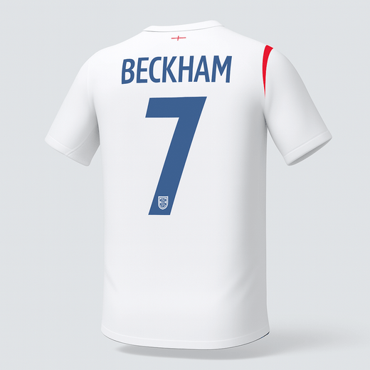 2006 England Home Beckham #7 (New) - Size XXL