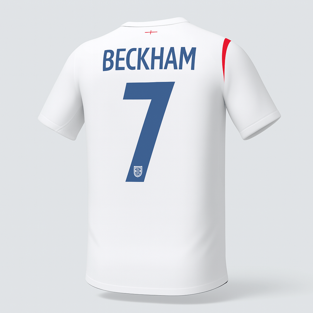 2006 England Home Beckham #7 (New) - Size XL