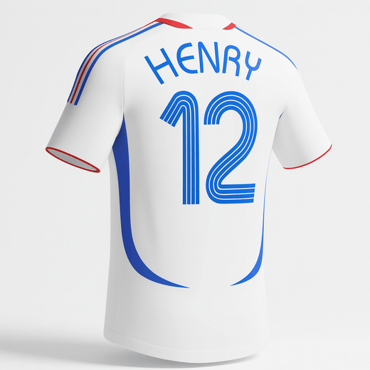 2006 France Away Henry #12 (New) - Size L