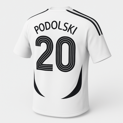 2006 Germany Home Podolski #20 (New) - Size L