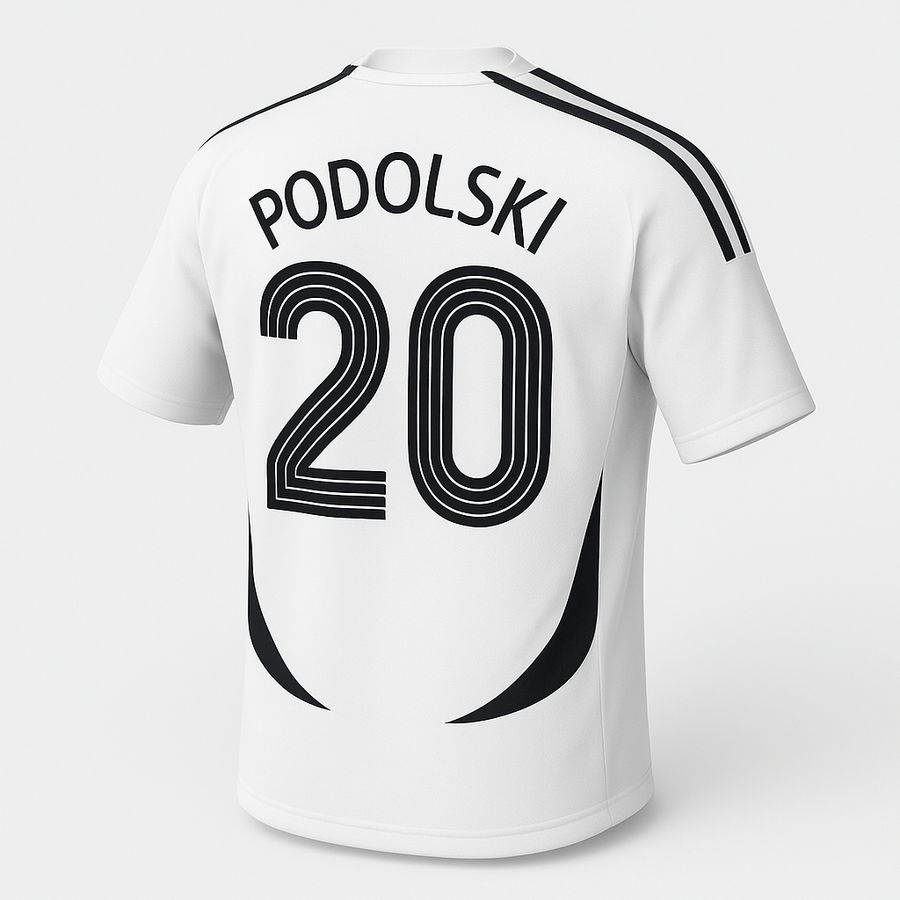 2006 Germany Home Podolski #20 (New) - Size L