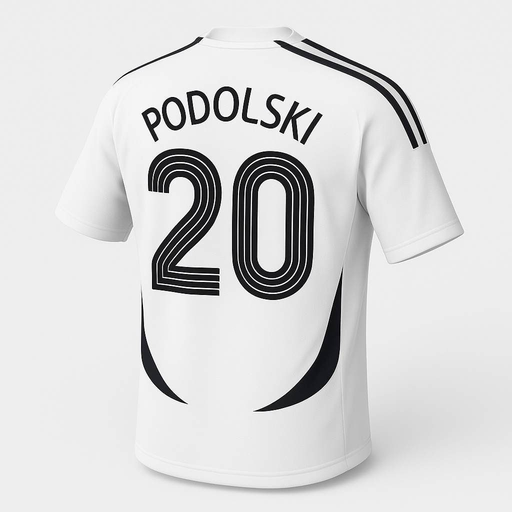 2006 Germany Home Podolski #20 (New) - Size S