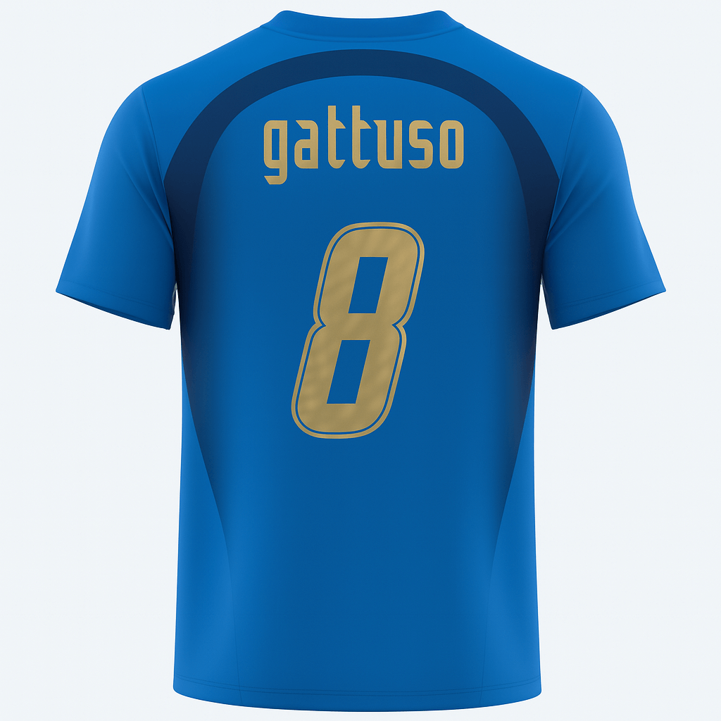 2006 Italy Home Gattuso #8 (New) - Size S