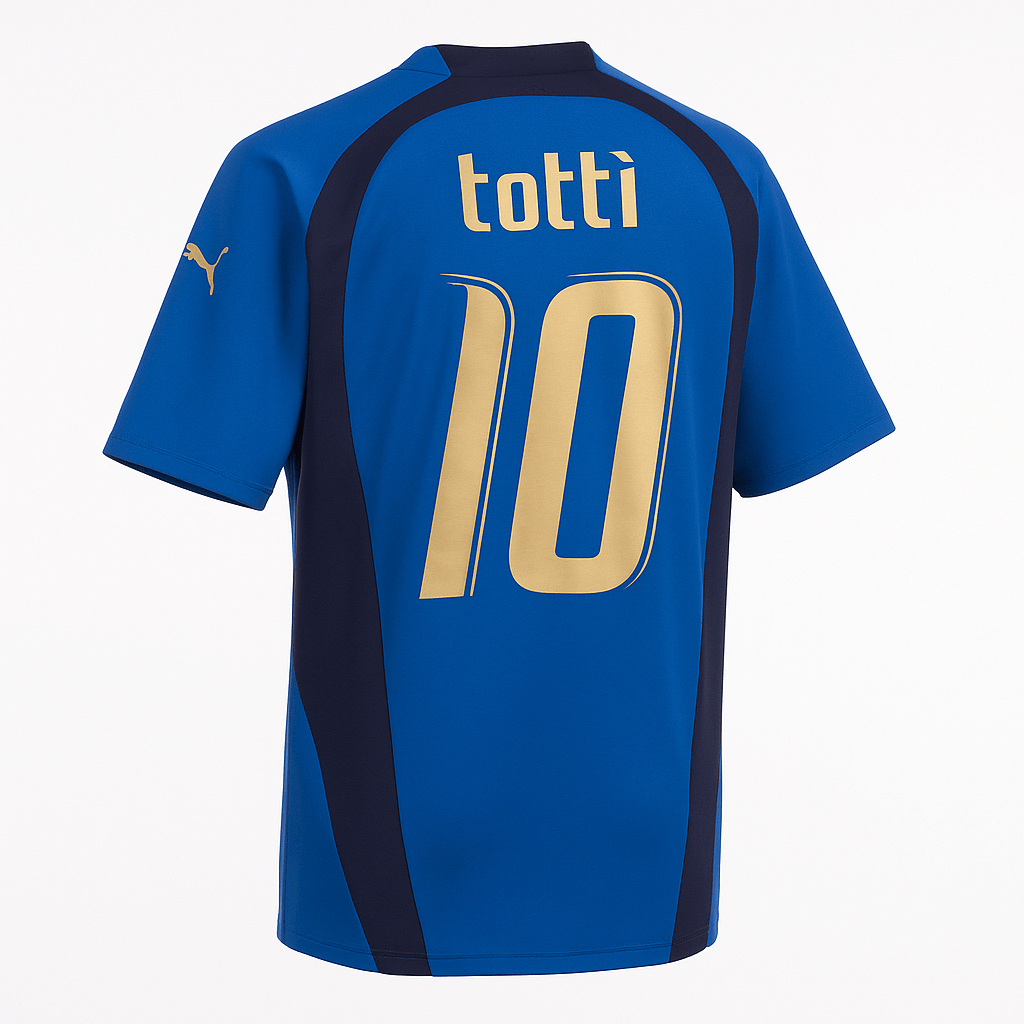 2006 Italy Home Totti #10 (New) - Size XL
