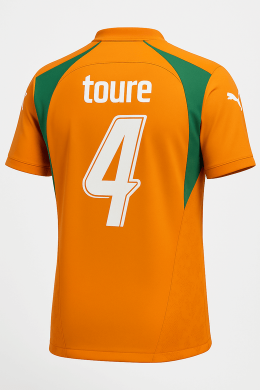 2006 Ivory Coast Home Toure #4 (New) - Size M