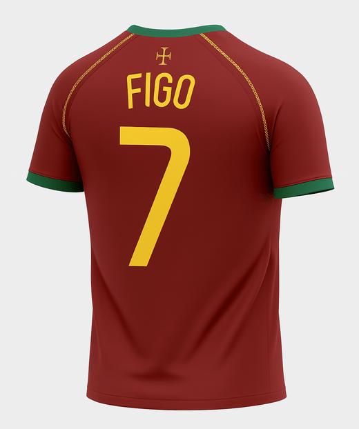 2006 Portugal Home Figo #7 (New) - Size XL