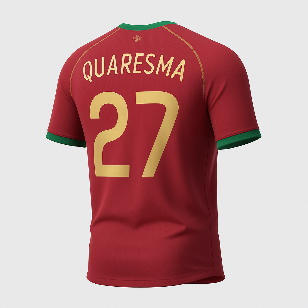 2006 Portugal Home Quaresma #26 (New) - Size M