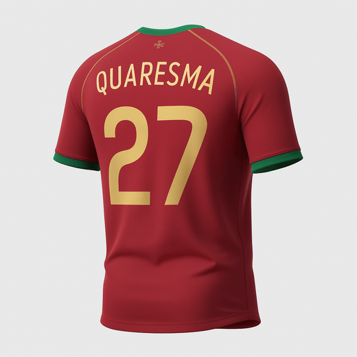 2006 Portugal Home Quaresma #26 (New) - Size M
