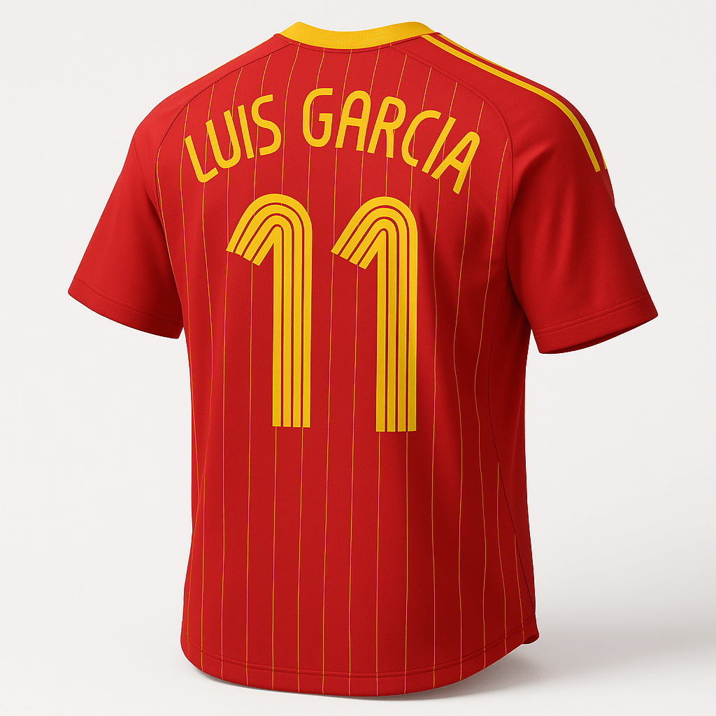 2006 Spain Home Luis Garcia #11 (New) - Size S