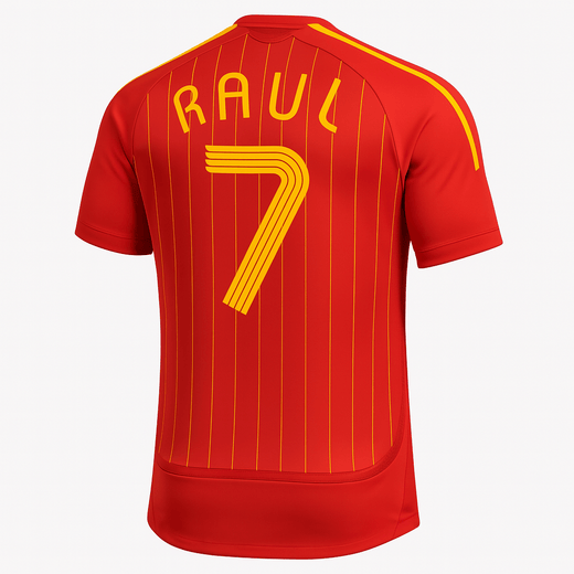 2006 Spain Home Raul #7 (New) - Size M
