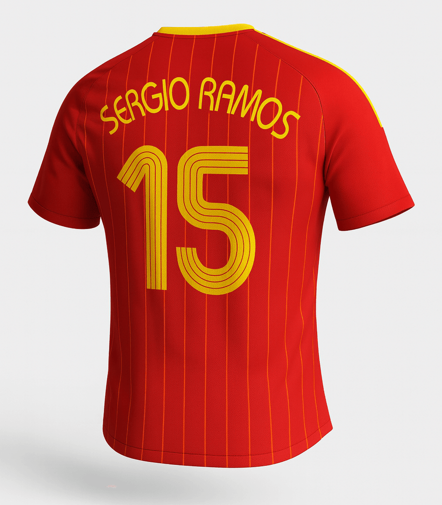 2006 Spain Home Sergio Ramos #15 (New) - Size XS