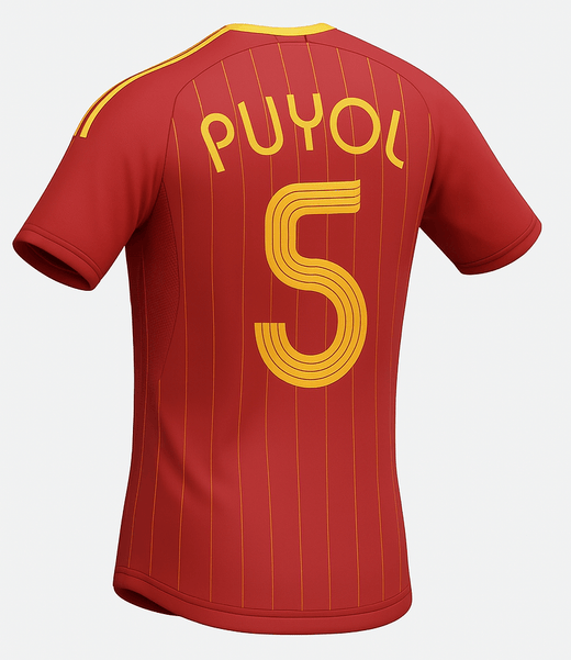2006 Spain Home Puyol #5 (New) - Size L