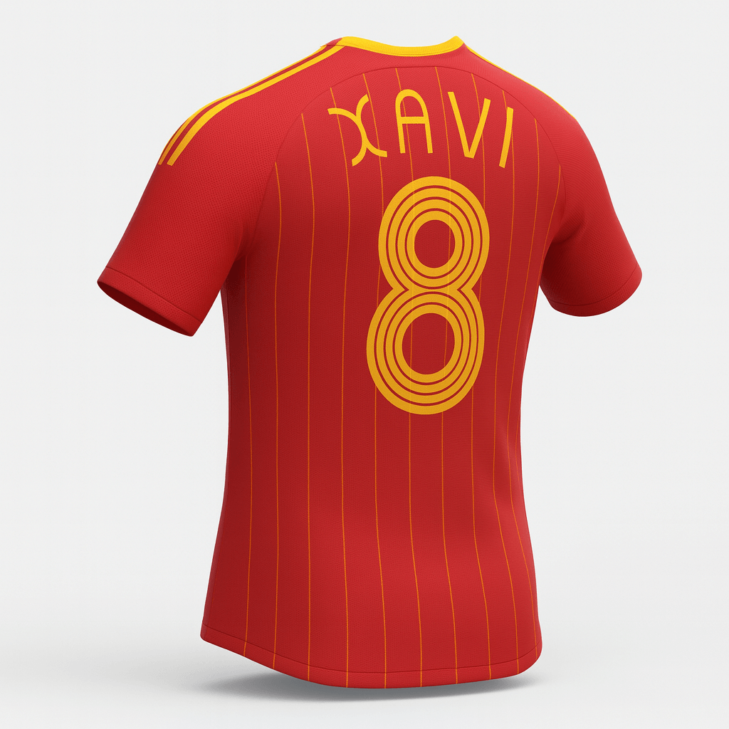 2006 Spain Home Xavi #8 (New) - Size XS