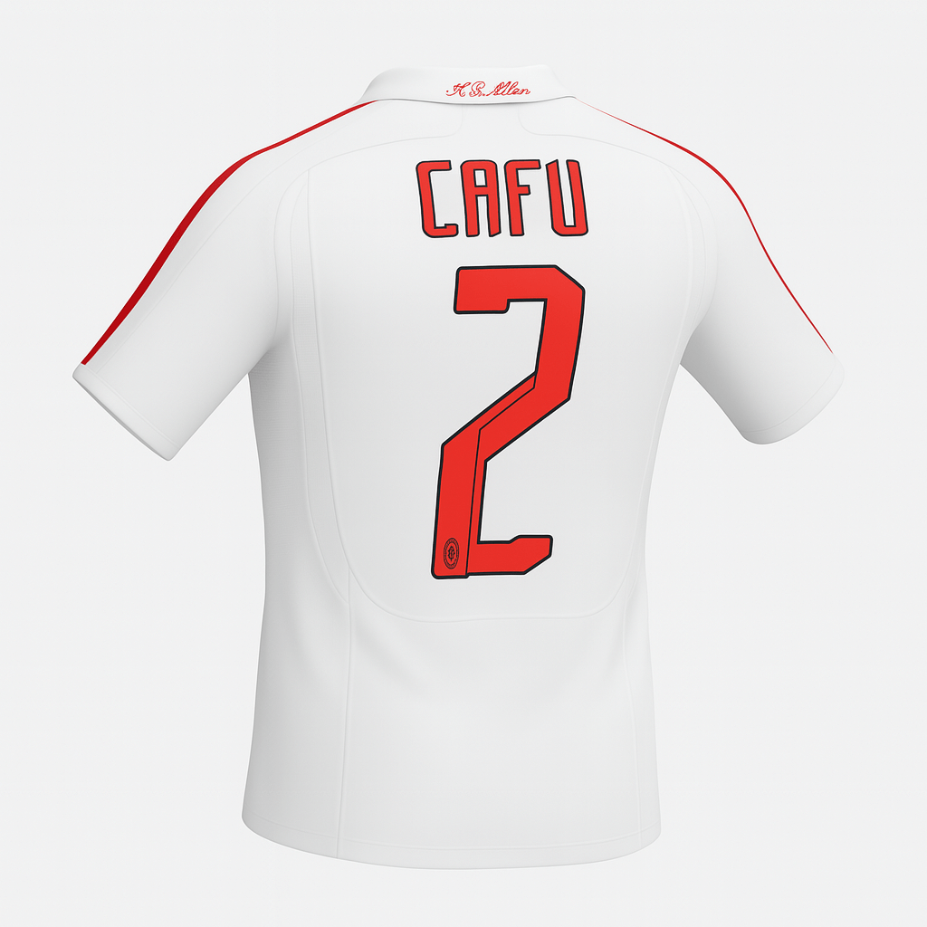 2007–08 AC Milan Away Cafu #2 (New) - Size XL