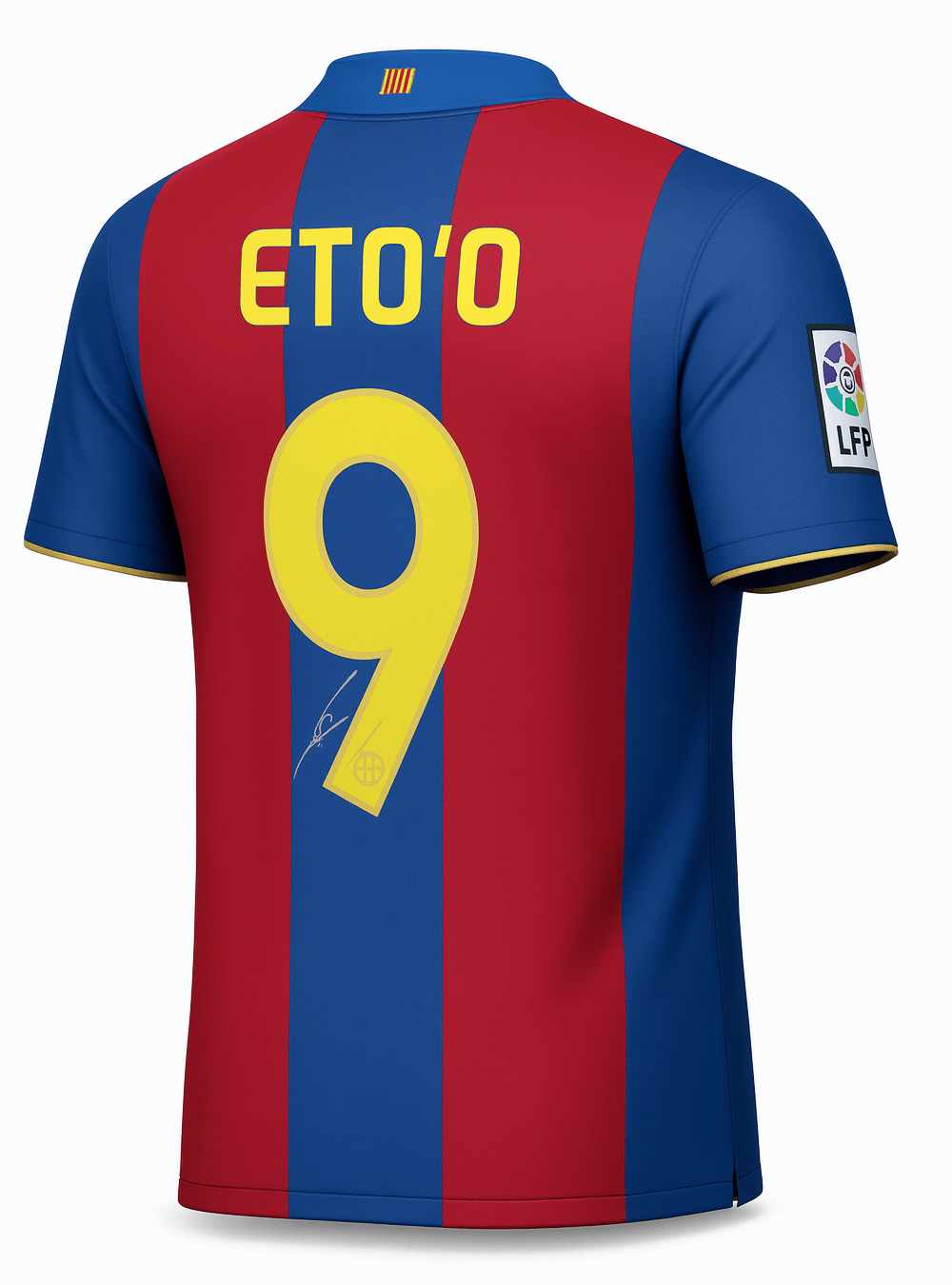 2007–08 Barcelona Home Eto'o #9 (New) - Size S