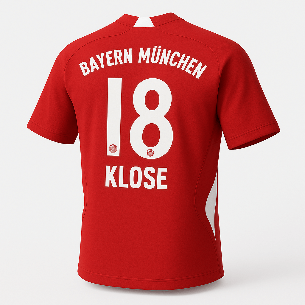 2007–08 Bayern Munich Home Klose #18 (New) - Size S