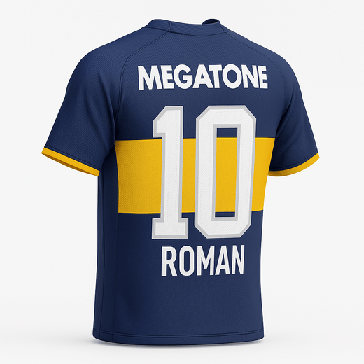 2007–08 Boca Juniors Home Riquelme #10 (New) - Size XS